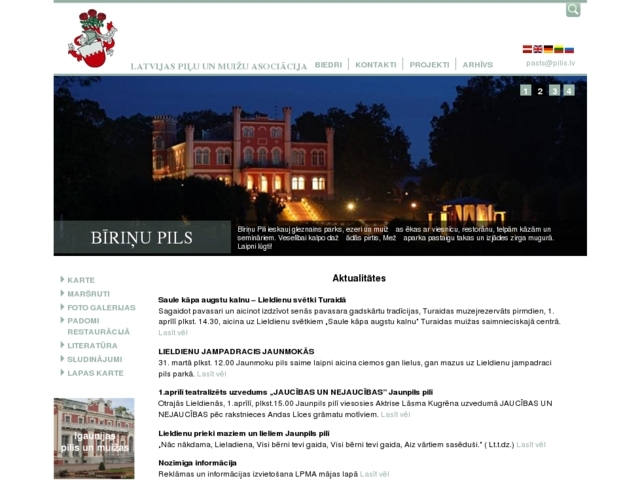 Latvijas piļu un muižu asociācija, AS
