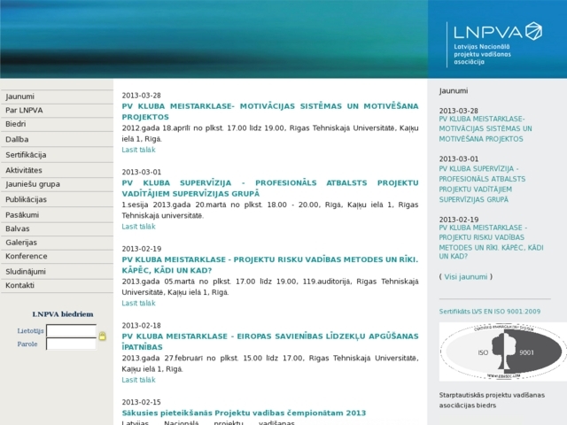 Latvijas Nacionālā projektu vadīšanas asociācija, AS
