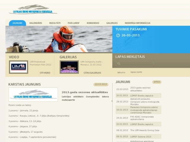 Latvijas ūdens motosporta federācija, 