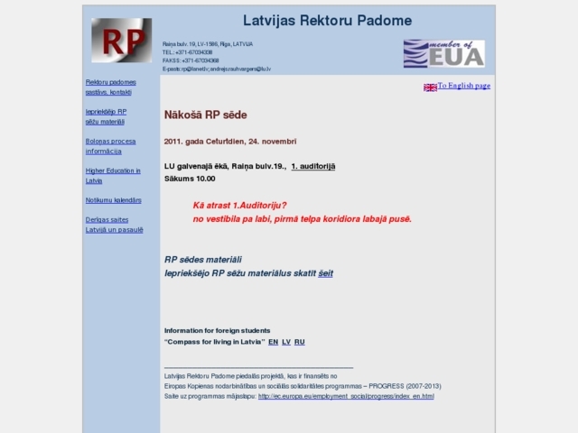 Rektoru padome SO, 
